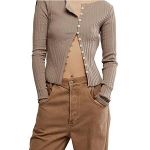 NWOT Free People Tilly Long Sleeve Cardi (size M)